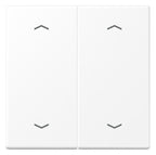 Jung LS 995 MP WWM Wippe 2fach m.4 Pfeilsymbolen Serie LS schneeweiß matt