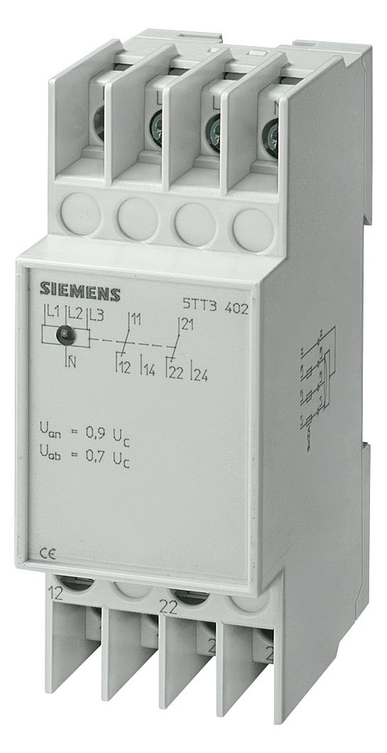 Siemens 5TT3402 Spannungsrelais AC230/ 400V 2W 0,7/0,9 m.Klarsichtkappe