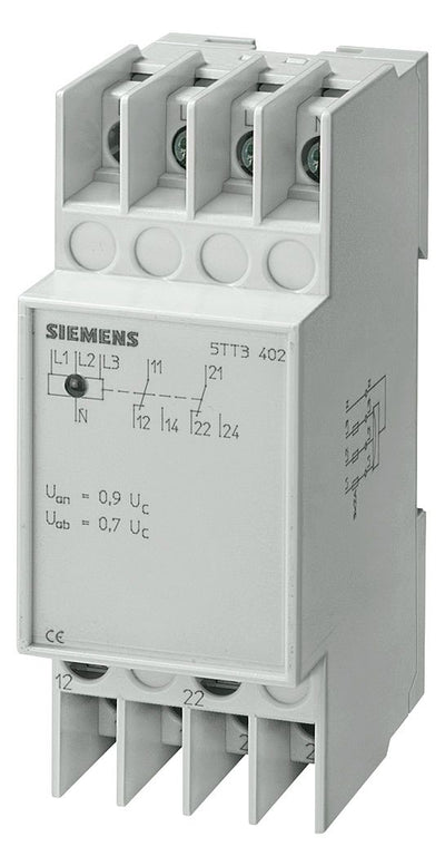 Siemens 5TT3403 Spannungsrelais AC230/ 400V 2W 0,85/0,95 m.Klarsichtkappe