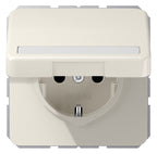Jung CD1520BFNAKL SCHUKO Steckdose Klappdeckel Schriftfeld bruchs. weiß