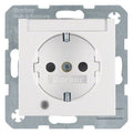 Berker 41108989 Steckdose SCHUKO+LED Kontroll B-feld+erh.BS S.1 polarweiß gl.