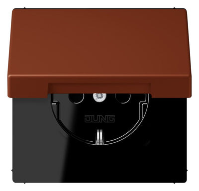 Jung LC1520NBFKL247 SCHUKO Steckd.m.Klappdeckel LC4320D