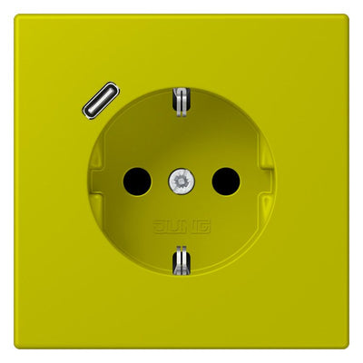 Jung LC1520-18C249 SCHUKO-Steckd.m.USB Typ C LC4320F