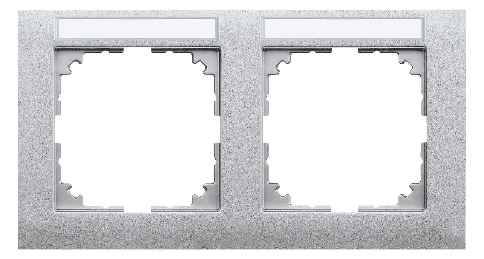 Mert MEG 4021-3660 M-Pure-Rahmen 2f m.Beschriftungsträger waage alu M-Pure