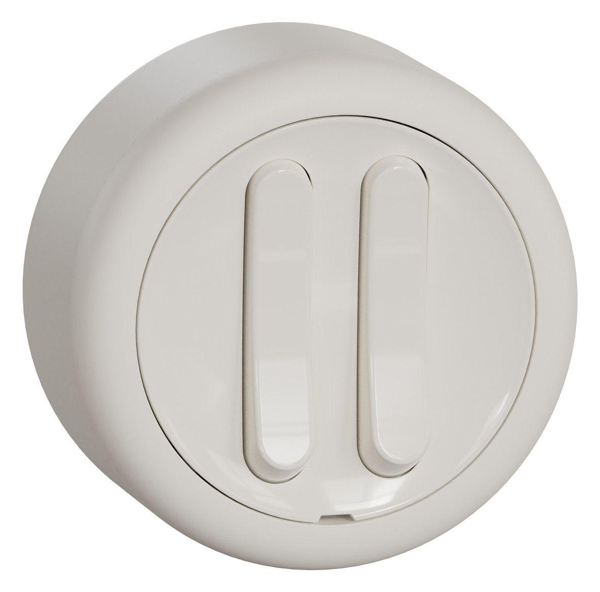 Elso WDE015826 Doppelwechselschalter (6+6) 16A Steckklemme AP kpl RENOVA