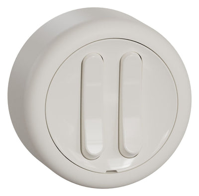 Elso WDE015826 Doppelwechselschalter (6+6) 16A Steckklemme AP kpl RENOVA