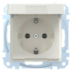 Mert MEG 2311-0419 SCHUKO-Steckdose StK m.Klappdeckel polarweiß System M
