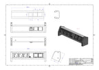 Bachmann 902.001 DESK 3xSchuko 2xABD GST18