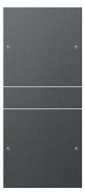 GIRA 218228 Wippenset 2fach (1+1) System 55 Anthrazit (lackiert)