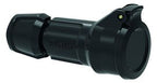 Bals 748809 Schuko-Kupplung 16A 3p IP54 schwarz erh.Ber.schutz