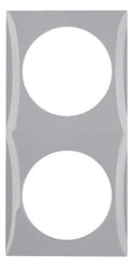 Berker 918262507 Rahmen 2fach Integro Flow grau glänzend