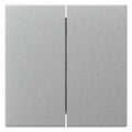 GIRA 349526 Wippe 2fach gerade System 55 Farbe Alu