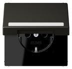 Jung LC1520BFNAKL259 SCHUKO-Steckd.KI m. Klappdeckel m.S