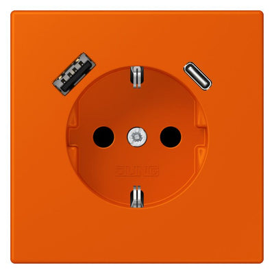 Jung LC1520-15CA260 SCHUKO-Steckd.m.USB Typ AC LC4320S