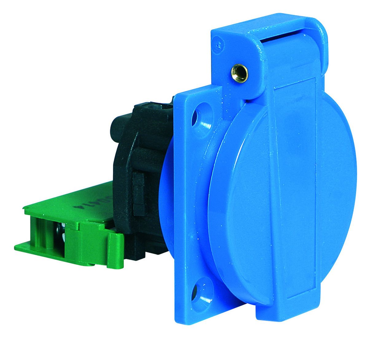 Bals 7168 Schuko-Anbausteckdose 16A 3p IP54 blau H/B/T:61,5x24,5x70mm