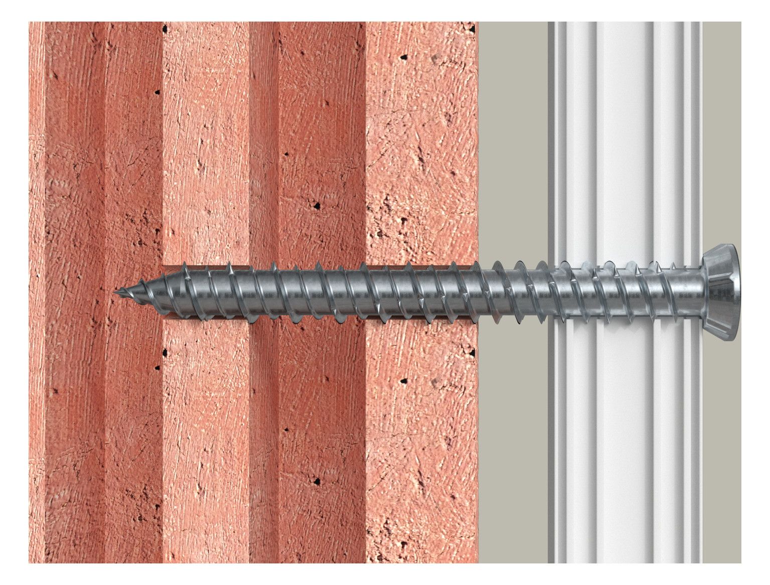 Fischer 532934 Fensterrahmenschraube FFS 7,5x122 Flachkopf