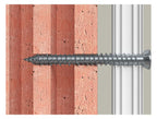 Fischer 532922 Fensterrahmenschraube FFS 7,5x42 Flachkopf