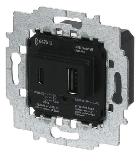 BJ 6475 U Netzteil-Einsatz USB A+C
