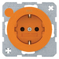 Berker 47432017 Steckdose SCHUKO Aufdruck BSV R.x orange