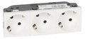 Legrand 278253L 3xSchuko Steckdose 45° erh.Berührungsschutz Mosaic ultraweiß