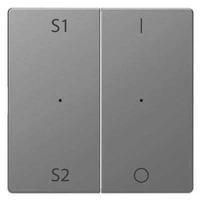 Mert MEG 5228-6036 Wippen Taster-Modul 2fach (Szene1/2 1/0) Edelstahl