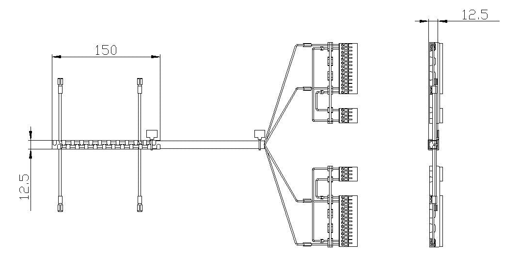 Siemens 3KC9833-7 f.3KC8 Spannungs- versorgungskabel unters. 2p f.2000-3200A