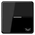 Jung CD590KO5LSW Wippe Symbol Licht m.Lichtleiter schwarz