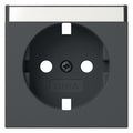 GIRA 494728 Abdeckung SCHUKO-Steckdose BSF System 55 Anthrazit