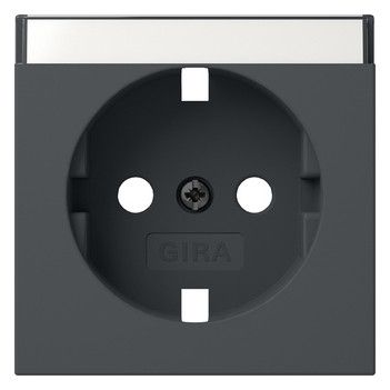GIRA 494728 Abdeckung SCHUKO-Steckdose BSF System 55 Anthrazit
