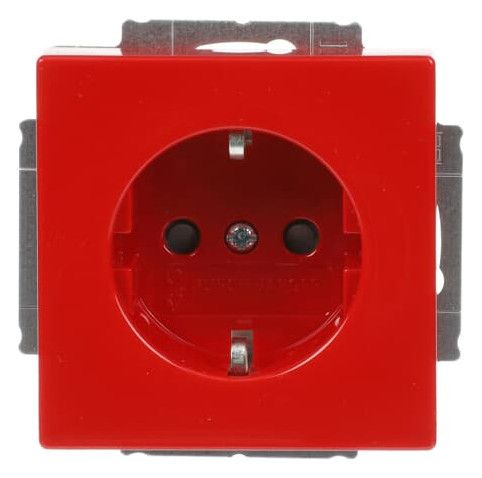 BJ 20 EUCKS-12-82-101 SCHUKO Steckdosen-Einsatz rt RAL3020 future