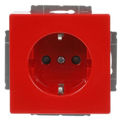 BJ 20 EUCKS-12-82-101 SCHUKO Steckdosen-Einsatz rt RAL3020 future