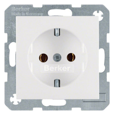 Berker 47431909 Steckdose SCHUKO S.1/B.3/B.7 polarweiß matt