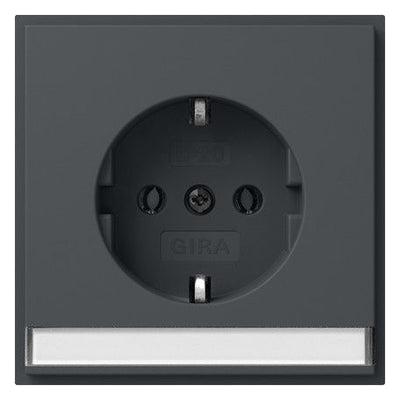 GIRA 446267 SCHUKO-Steckdose BSF+Shutter (IP20) TX_44 Anthrazit