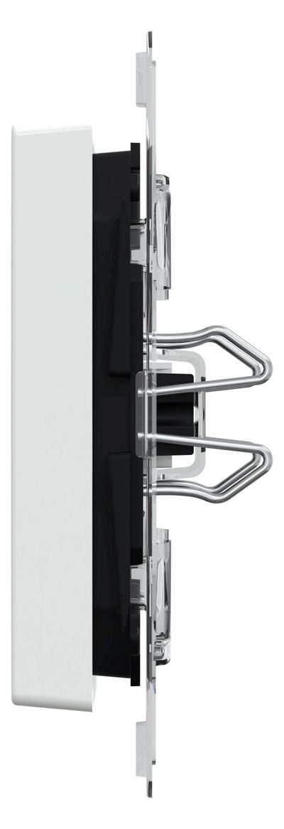Mert 432725 Wippe m.Fenster rechteckig IP44 aktivweiß glänzend System M