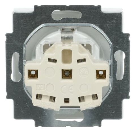 BJ 20 EUCRB-84 SCHUKO Steckdosen Einsatz o.Spreize studioweiß solo
