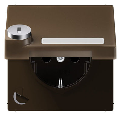 Jung ME 1520 NAKLSL AT SCHUKO-Steckdose 16A 250V Berührungs.- schutz Klappd.SF