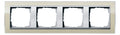 GIRA 0214776 Abdeckrahmen 4fach Zwischen rahmen F/Alu Event Klar Sand
