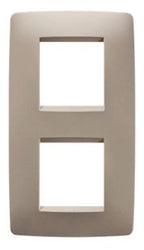GEWISS GW16124TC Abdeckrahmen ONE International 2+2M vert. 71mm Hanf