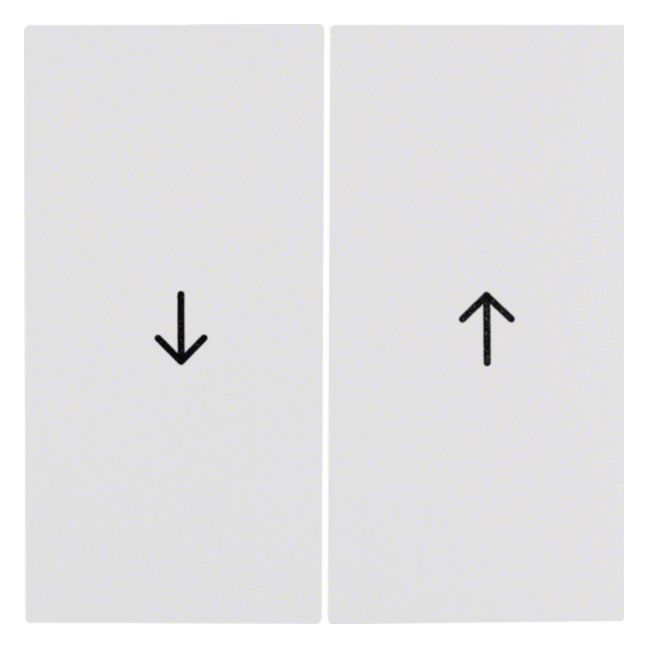 Berker 16258989 Wippe m.Aufdruck Symbol Pfeil S.1 polarweiß glänzend