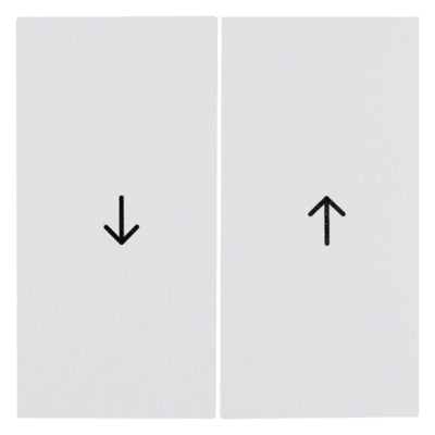 Berker 16258989 Wippe m.Aufdruck Symbol Pfeil S.1 polarweiß glänzend