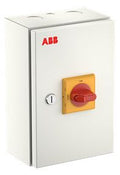 ABB OTL25A3M Sicherheitsschalter 3-p 15 kW 400V m. rot-gelbem Griff
