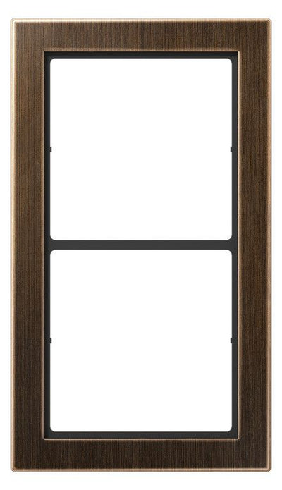 Jung FDME2982AT Rahmen 2fach FD-design Messing antik