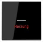 Jung LS990HSW Wippe Heizung Notschalter m.Lichtleiter schwarz