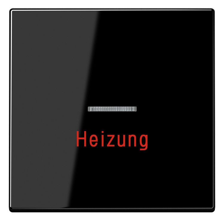 Jung LS990HSW Wippe Heizung Notschalter m.Lichtleiter schwarz