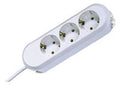 Bachmann 387.271 Tischsteckdose 3xSchuko weiß Strom 3m Schuko