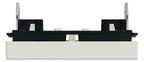Mert 435819 Wippe m.Kontrollfenster+ Aufdr. Klingel polarweiß glänz. Sys.M