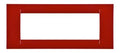 GEWISS GW22136 Abdeckrahmen System Virna 6M Burgundrot
