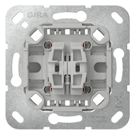 GIRA 381800 Wippschalter Wechselschalter 2fach o.Krallen Einsatz