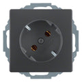 Berker 47276086 Steckdose SCHUKO 45° Q.1/Q.3 anthrazit samt