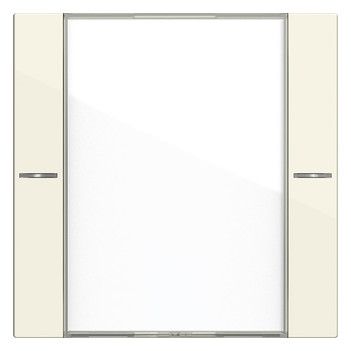 GIRA 577101 Wippenset 1f BSF Tastsensor4 System 55 Klar/Cremeweiß glänzend